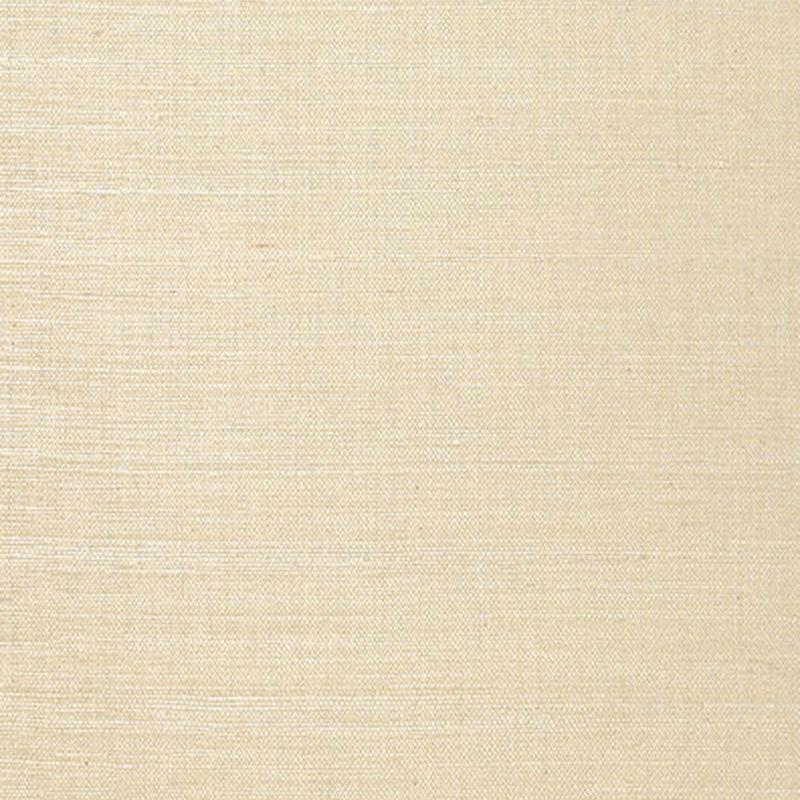 Linyi Ground Cream wallcovering with a subtle textured paper finish by Schumacher