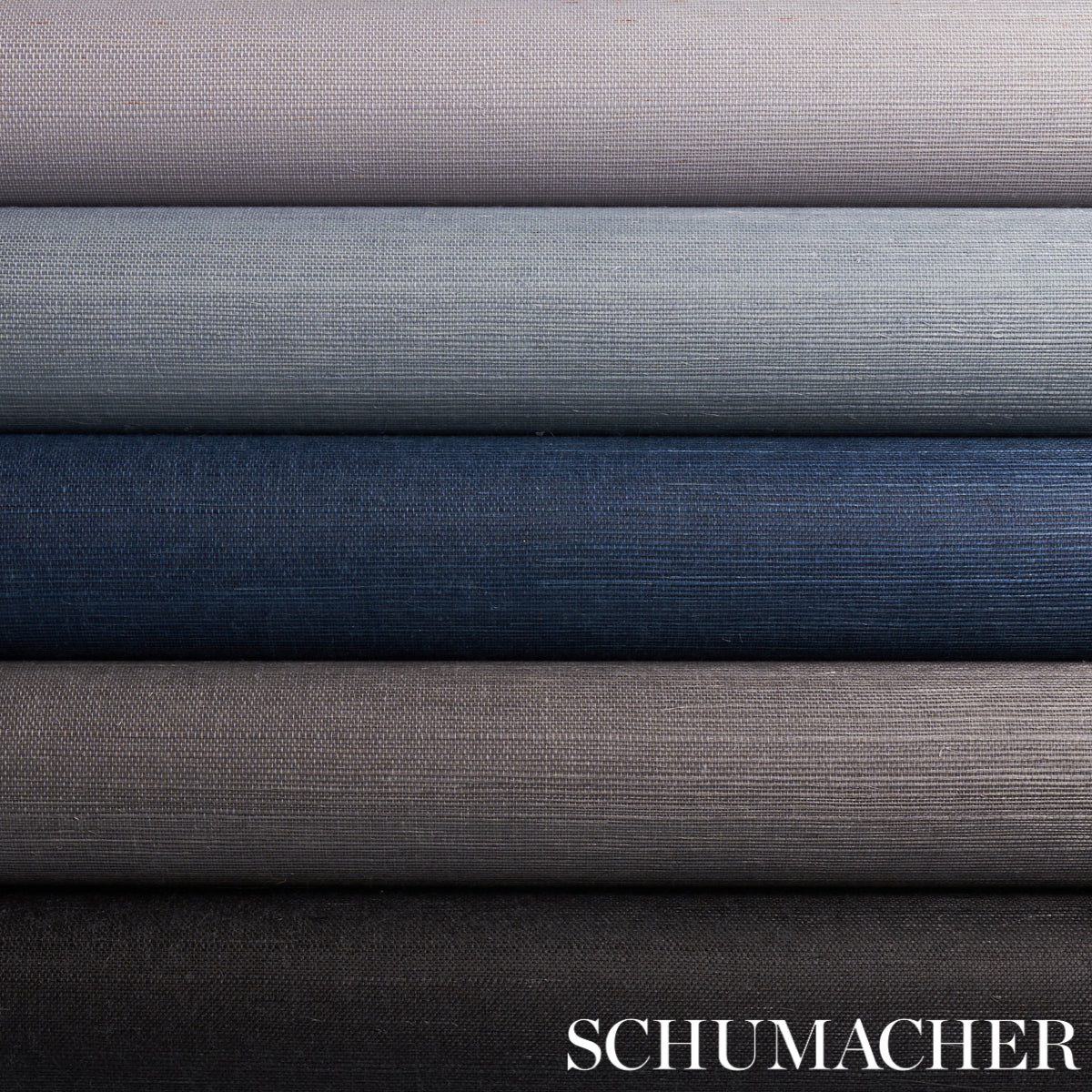 HARUKI SISAL Charcoal Sisal Wallcovering by Schumacher – 5004720
