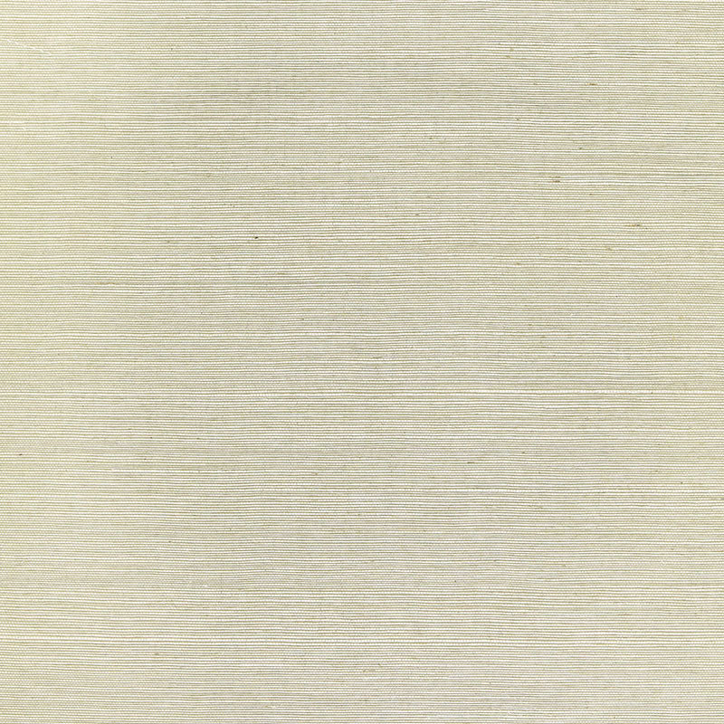 Haruki Sisal Fog by Schumacher - classic sisal wallcovering in a neutral fog color with subtle texture