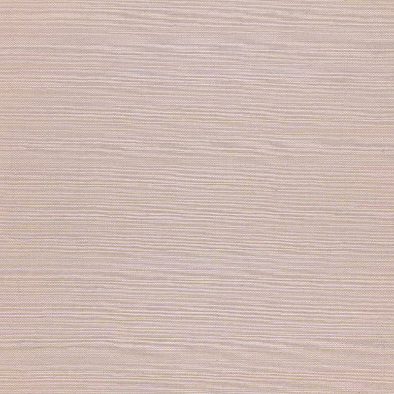 Haruki Sisal mauve textured wallpaper by Schumacher shown in close-up and installed in a modern room setting.