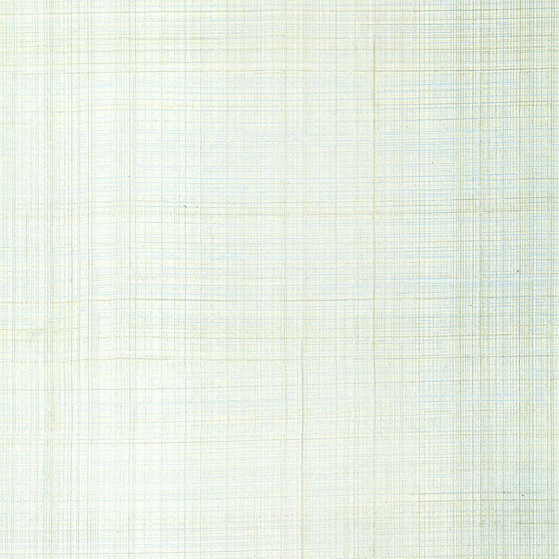 Brushed Plaid Glacier wallpaper with a hand-combed raised strié and metallic pigments for a unique plaid effect.