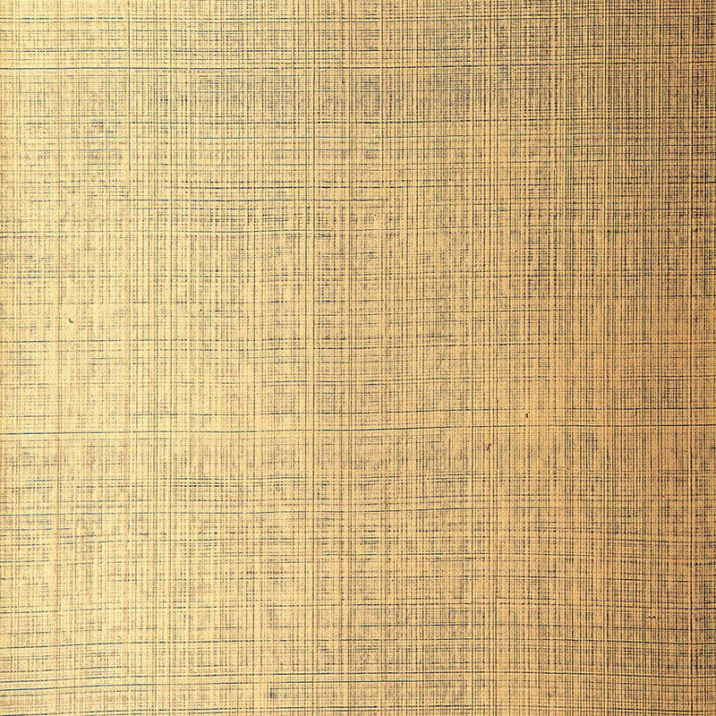 Brushed Plaid wallpaper in Gilded Teal by Schumacher, featuring a hand-combed plaid effect with metallic pigments.