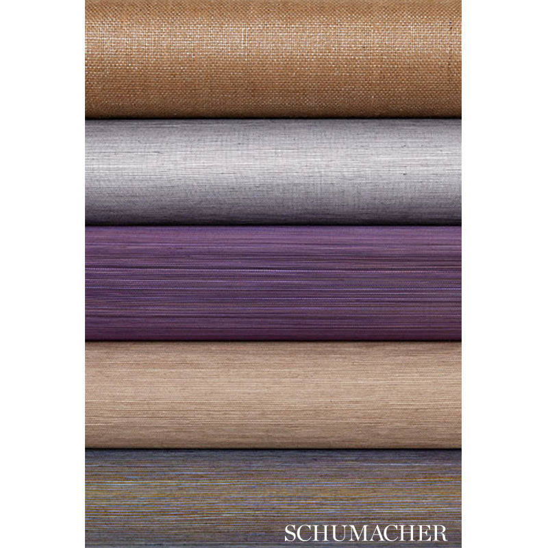Kamiko Sisal Lagoon by Schumacher Natural Accents Collection Wallcovering – Schumacher 5006141
