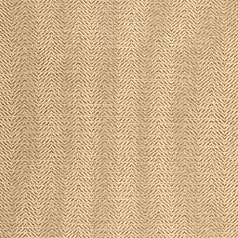 Pearce Herringbone tan non-woven wallpaper with a subtle herringbone pattern by Schumacher