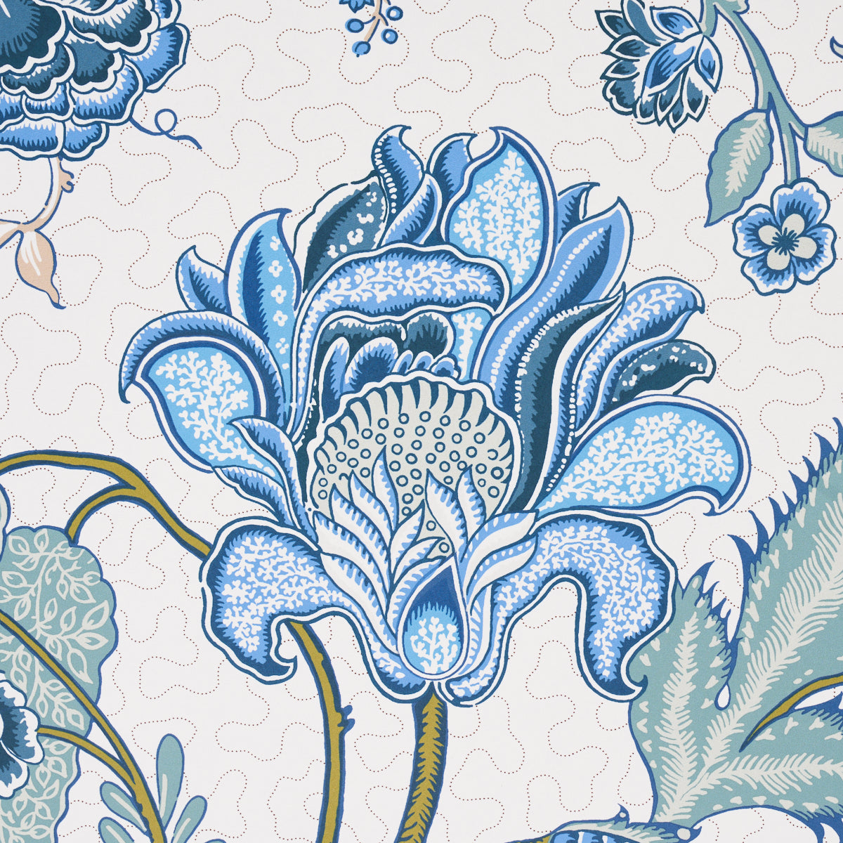 Sinhala Sidewall Sky by Schumacher Botanical Floral Wallpaper – 5006612