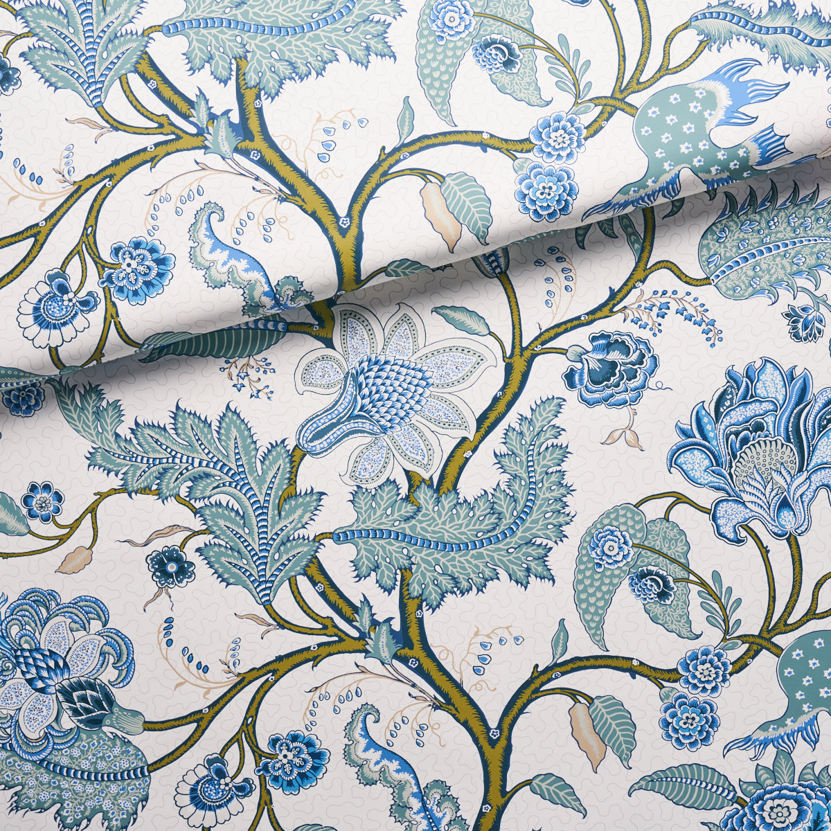 Sinhala Sidewall Sky by Schumacher Botanical Floral Wallpaper – 5006612
