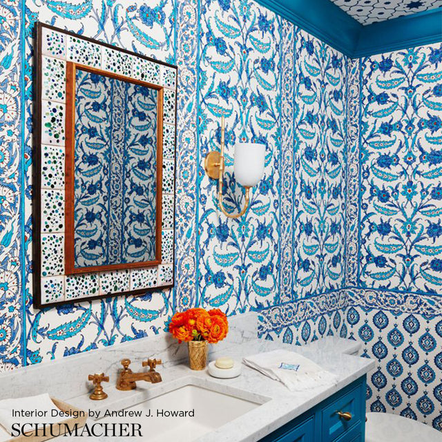 Samovar Pomegranate by Schumacher – Martyn Lawrence Bullard Wallpaper – 5006682