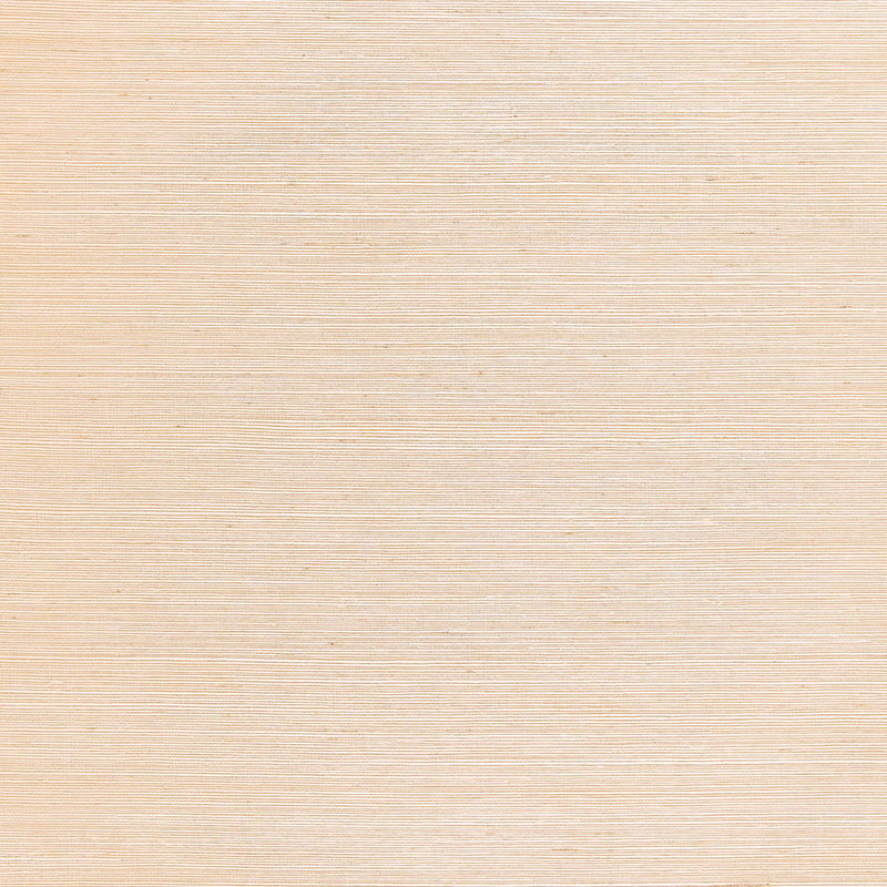 Haiku Sisal Nectar wallpaper by Schumacher in a textured, neutral beige colorway with a subtle horizontal grasscloth effect.