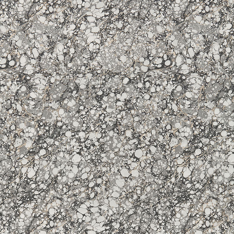 Florence Carrara marbled faux effect wallpaper by Schumacher, designed by Martyn Lawrence Bullard