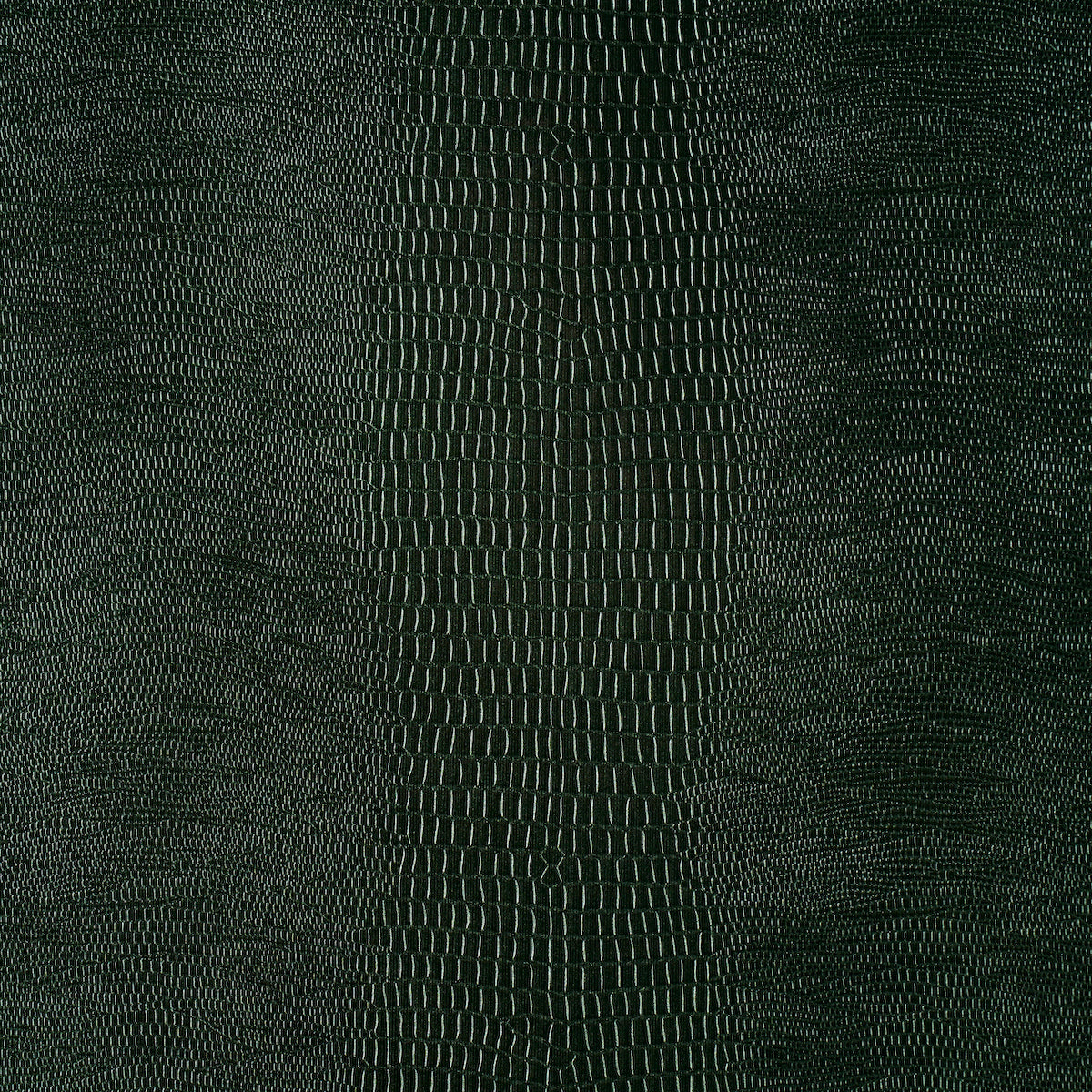 Komodo Forest Green Embossed Faux Lizard Wallpaper – Schumacher 5007342