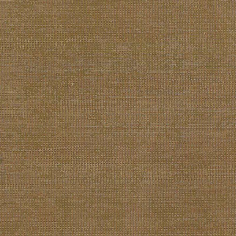 Aged copper metallic faux polka dot handcrafted wallpaper by Schumacher, Metalliferous pattern.