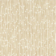 Bamboo gold graphic surface-printed wallpaper by Schumacher, lively and textured wallcovering