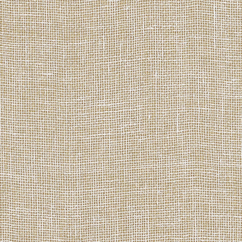Linen Gesso in Gilt by Schumacher - open-weave linen wallcovering with subtle texture and tone