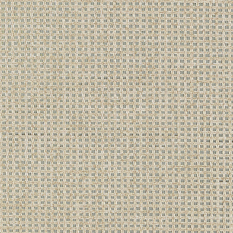 Metallic Mesh silver open-weave wallcovering by Schumacher, Quiet Beauty Collection, SKU 5007850