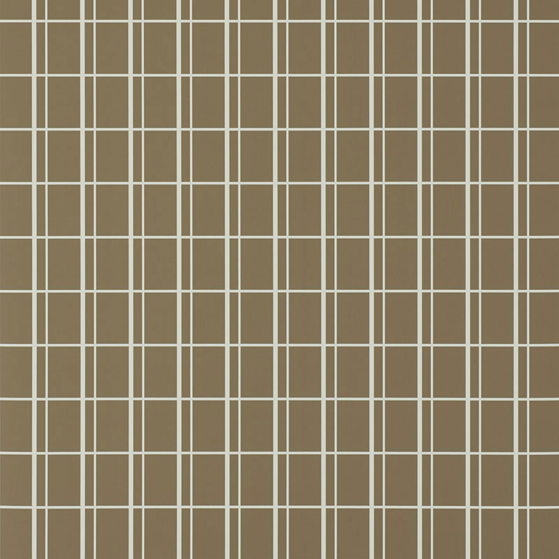 OTTO suede windowpane grid wallpaper by David Oliver for Schumacher