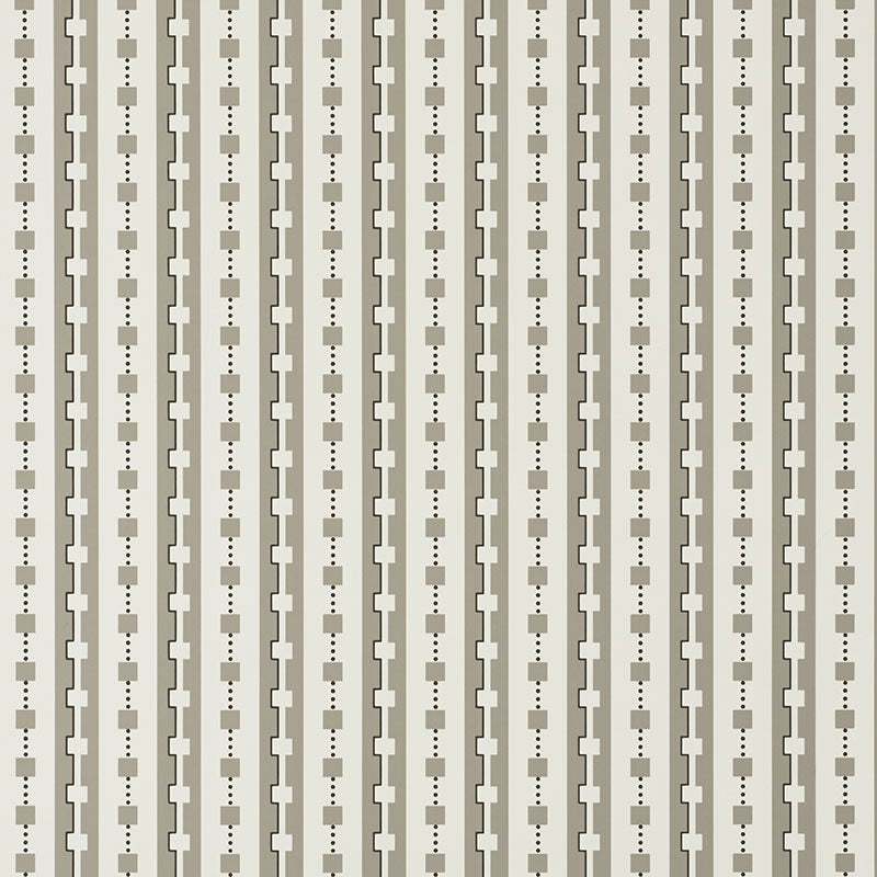 Plaza Muse geometric stripe wallpaper by Schumacher, David Oliver Collection