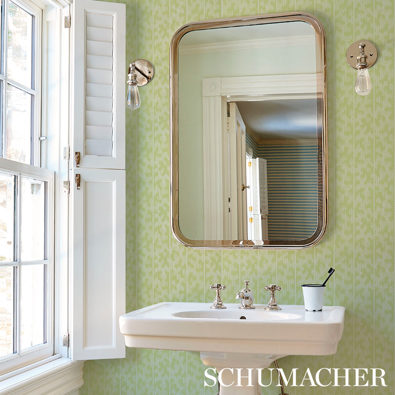 Montpellier Lime Blossom by Schumacher David Oliver Collection Wallpaper – Schumacher 5008162
