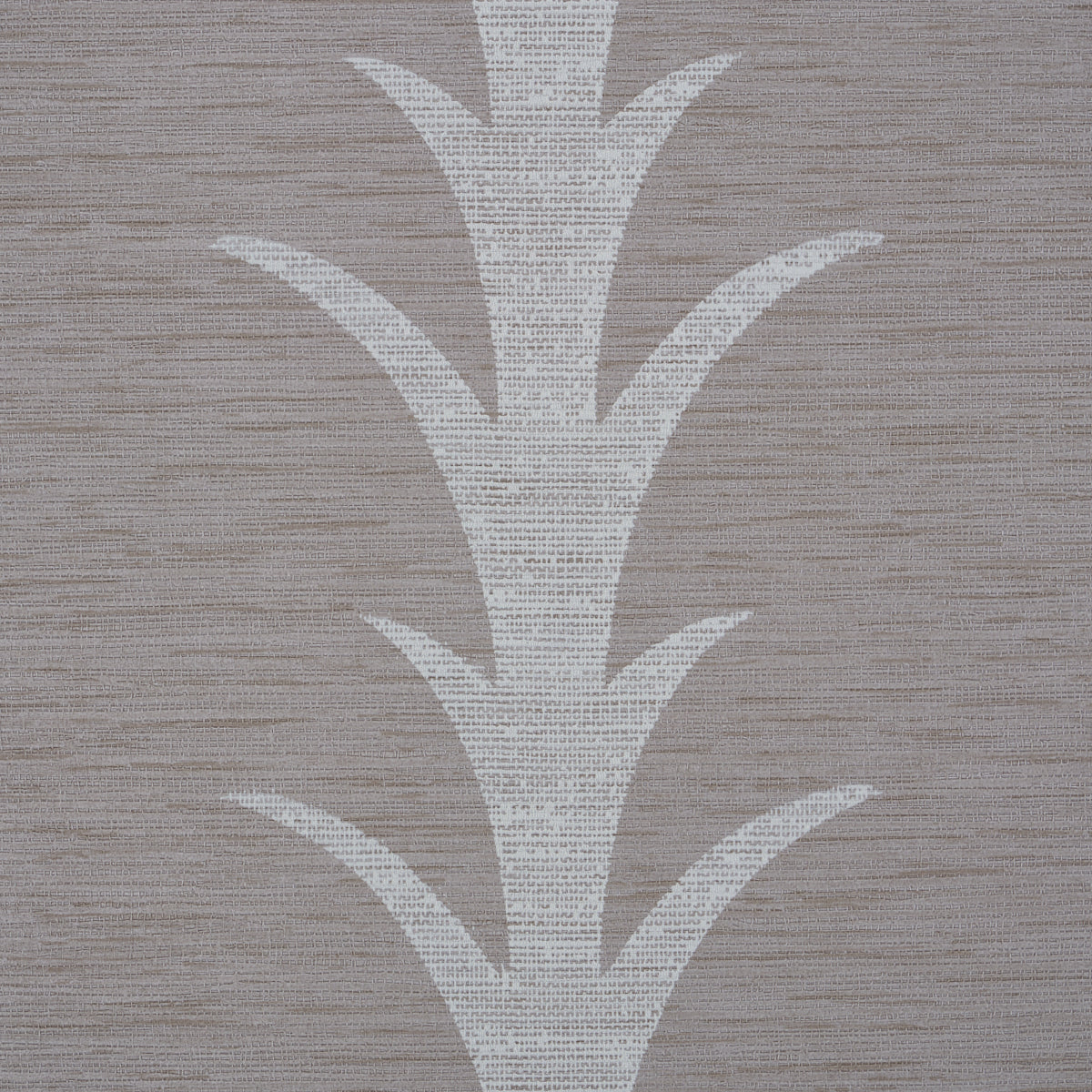 Acanthus Stripe Vinyl Grey by Schumacher Contract-Grade Performance Wallpaper – 5008593