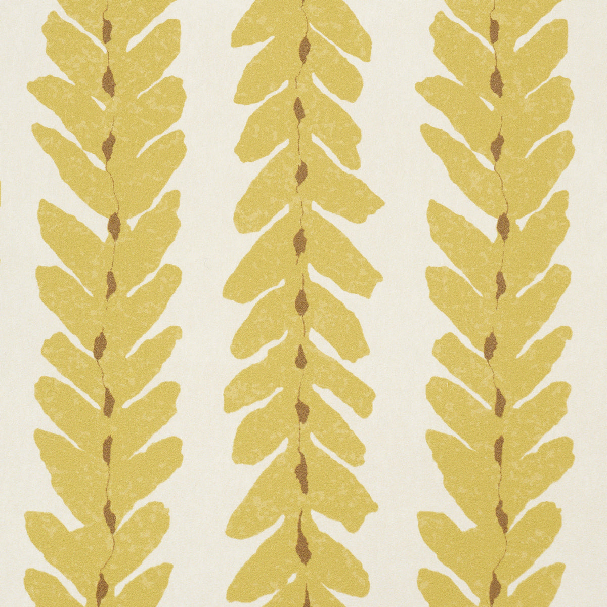 Woodperry Mimosa by Veere Grenney Modern Botanical Stripe Wallpaper – Schumacher 5008795
