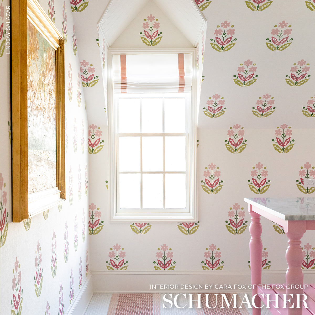 Floweret Paperweave Spring by Schumacher Textural Appeal Collection Wallpaper – Schumacher 5008921