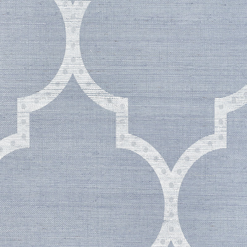 Algiers Sisal Chambray by Schumacher Textural Appeal Collection Wallpaper – Schumacher 5009020