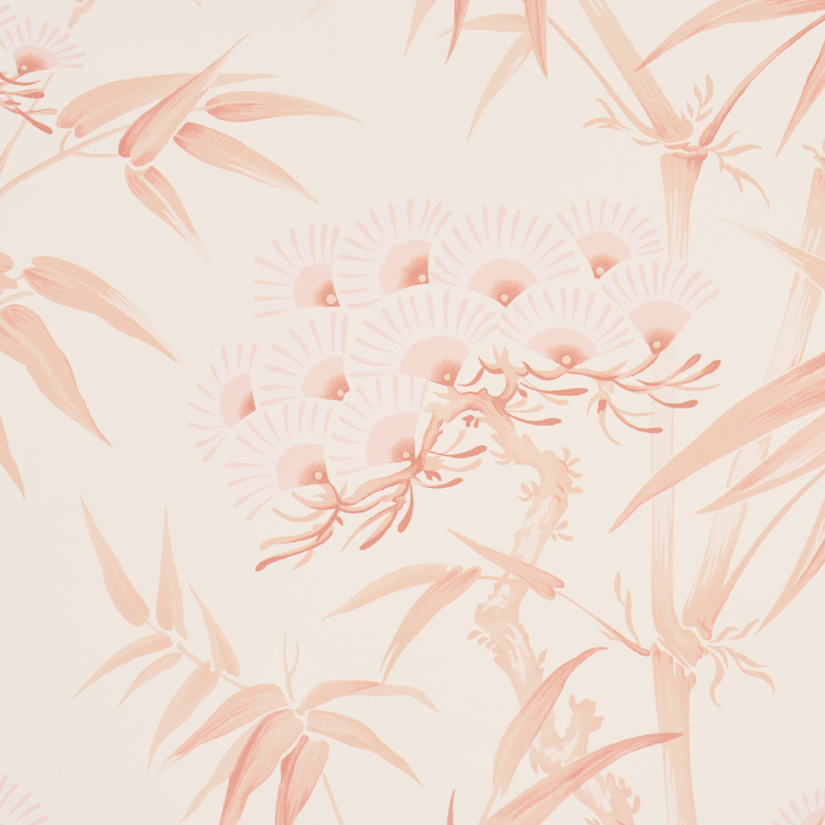 Arita Floral Rose by Schumacher Painterly Botanical Wallpaper – Schumacher 5009142