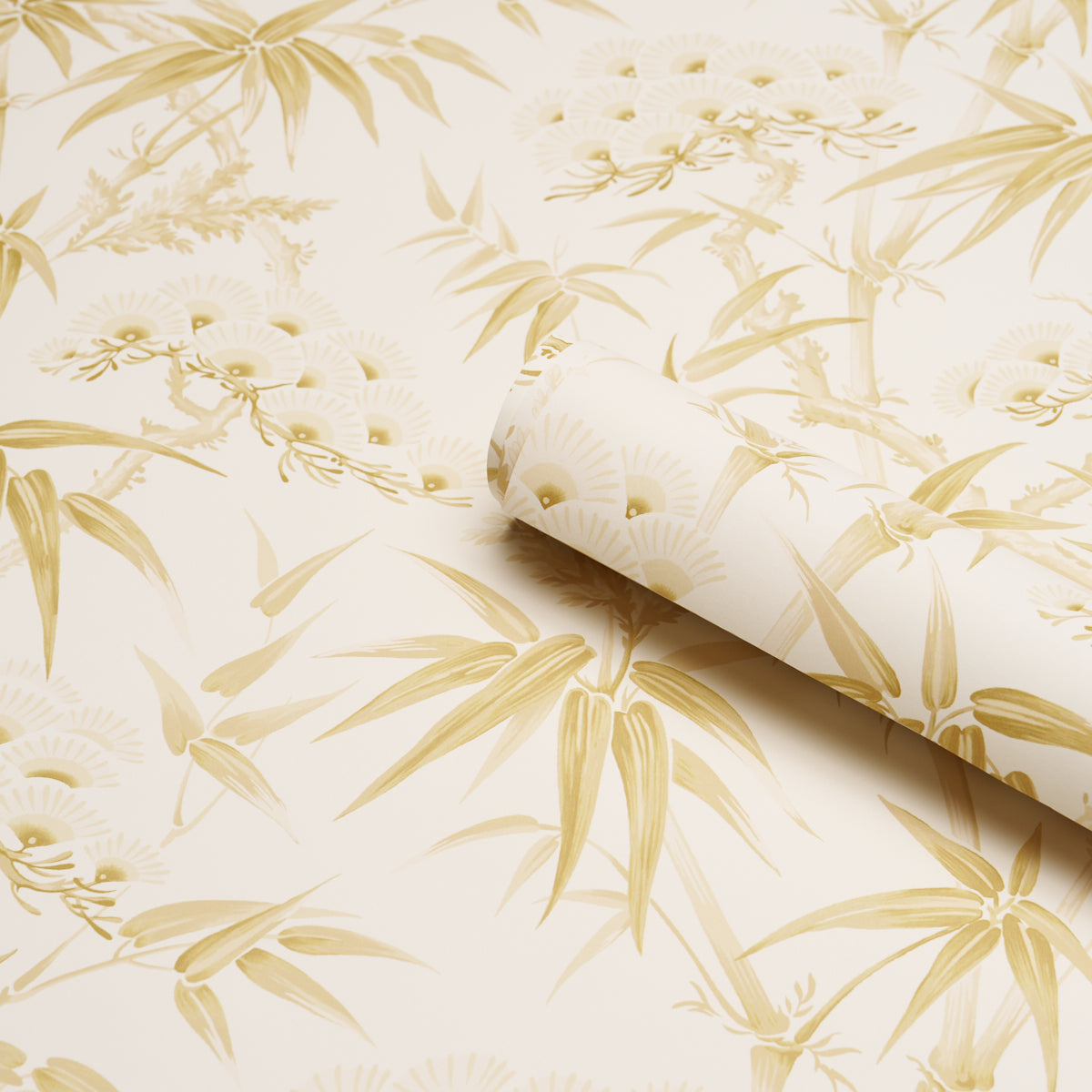Arita Floral Citron Botanical Wallpaper – Schumacher 5009143