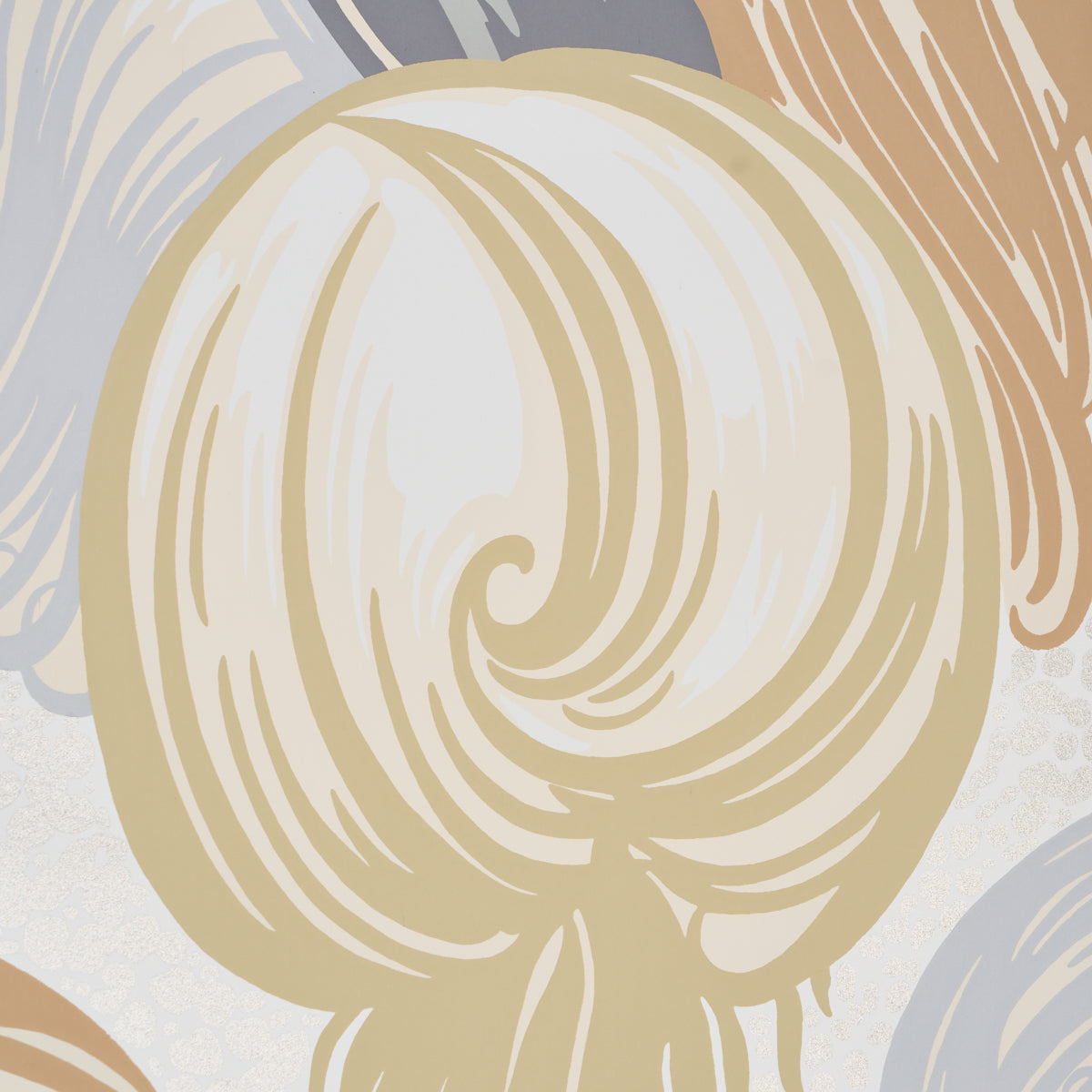 Plumes Champagne by Schumacher Whimsical Ostrich Feather Wallpaper – Schumacher 5009150