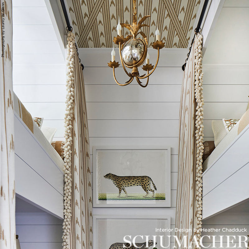 Santa Barbara Ikat Neutral by Schumacher Mark D. Sikes Collection Wallpaper – Schumacher 5009222