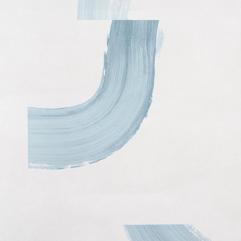 SEPIESSA PANEL SET Sky by Caroline Z Hurley Abstract Blue Wallpaper – Schumacher 5009490