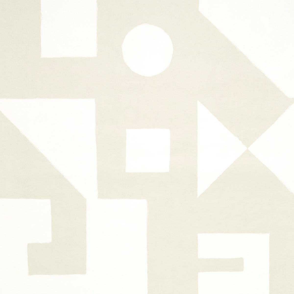 Binary Panel Set Natural by Porter Teleo Geometric Mural Wallcovering – Schumacher 5009693