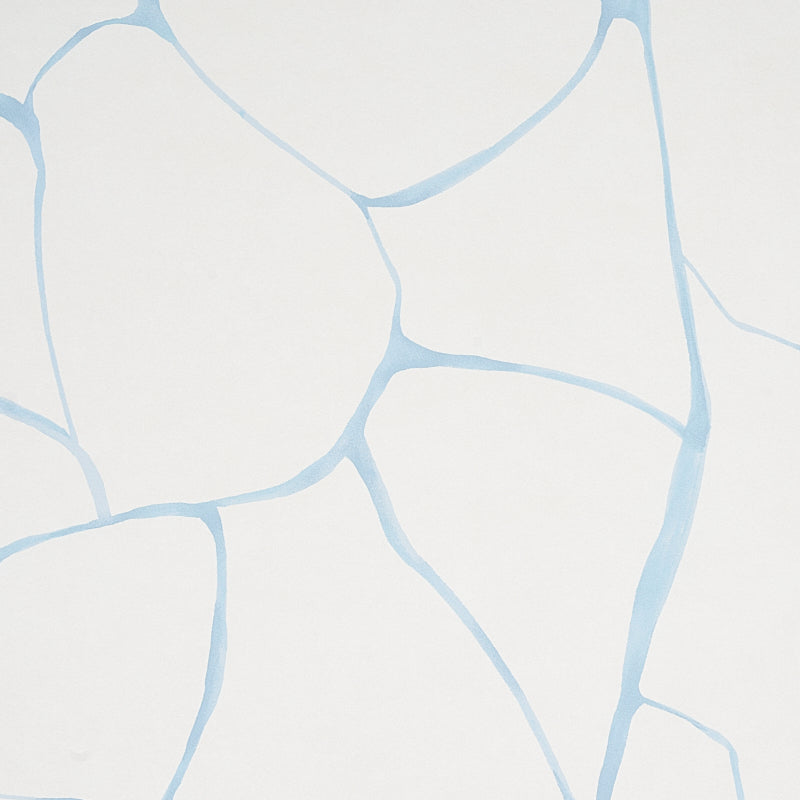 Filigree Sky by Porter Teleo Abstract Modern Wallpaper – Schumacher 5009703