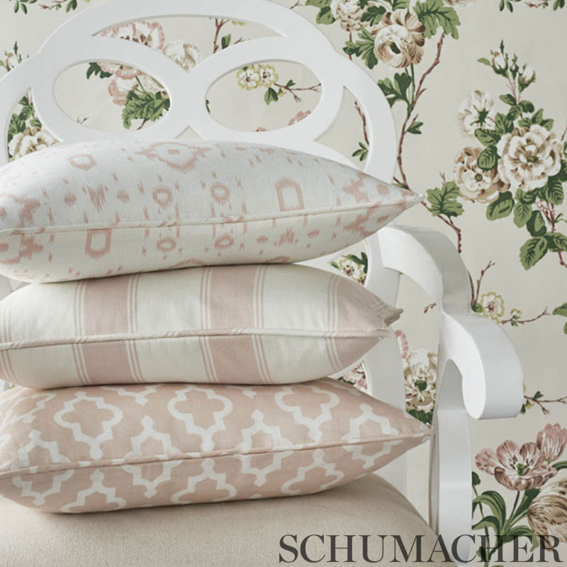 Betty Quiet Pink by Veere Grenney Floral Wallpaper – Schumacher 5009870