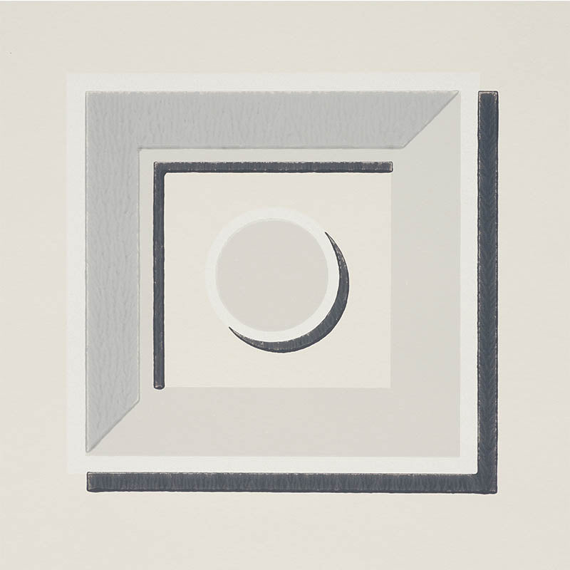 Marcel Stone Geometric Trompe L'Oeil Wallpaper – Schumacher 5009880