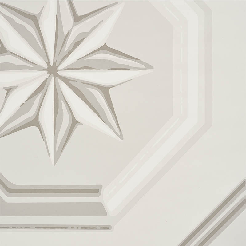 Augustus Stone Trompe L'Oeil Wallpaper by Schumacher – 5009890