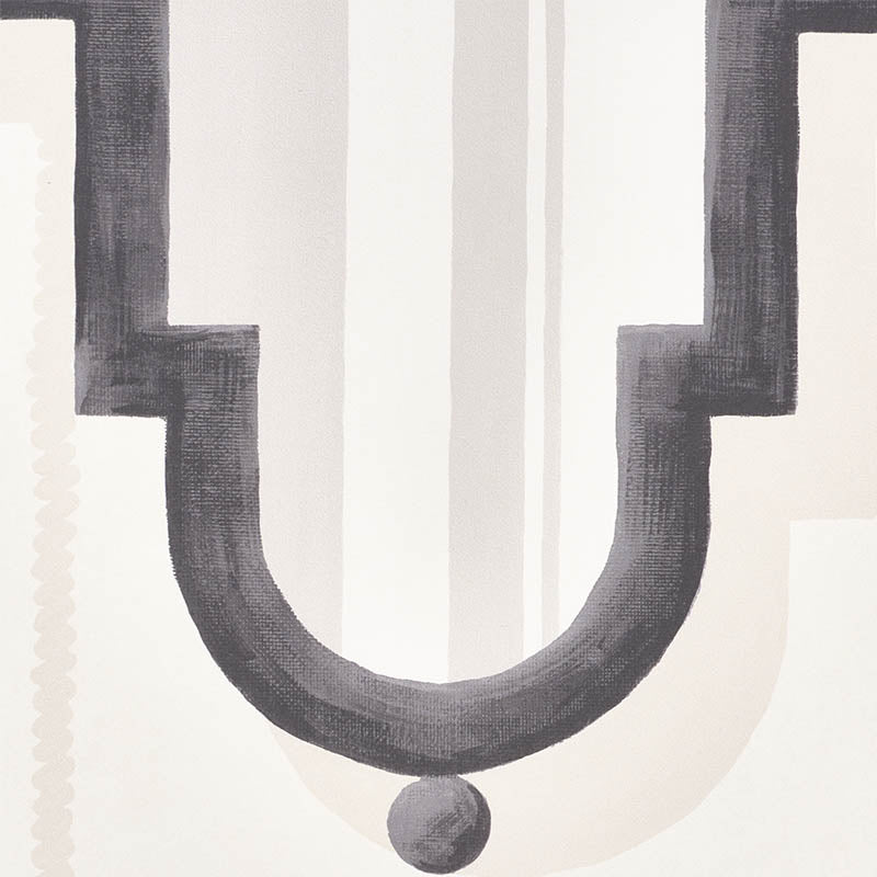 Villa Panel Dove by Schumacher Miles Redd Trompe L'Oeil Digital Wallcovering – Schumacher 5009910