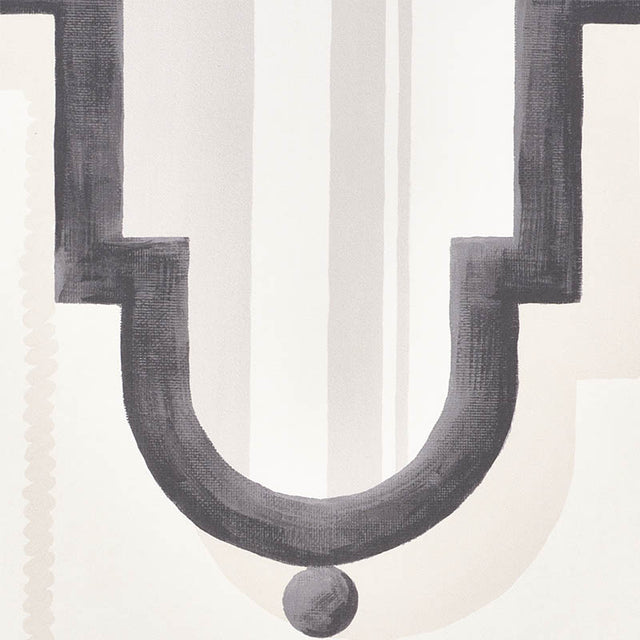 Villa Panel Dove by Schumacher Miles Redd Trompe L'Oeil Digital Wallcovering – Schumacher 5009910