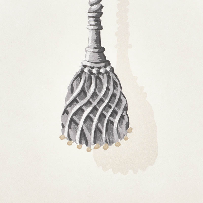 Villa Panel Dove by Schumacher Miles Redd Trompe L'Oeil Digital Wallcovering – Schumacher 5009910