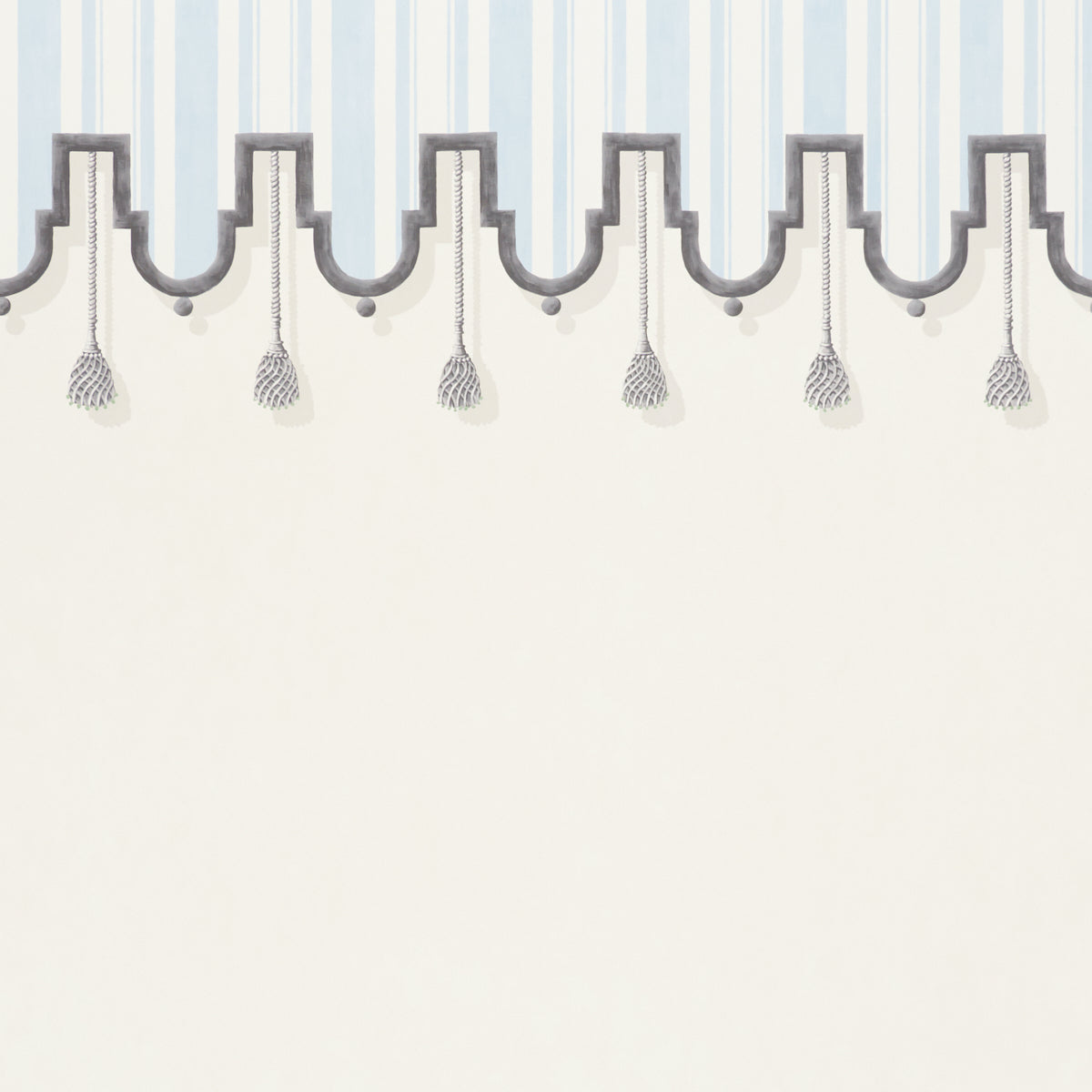 Villa Panel Sky by Schumacher Miles Redd Trompe L'Oeil Wallpaper Panel – 5009911