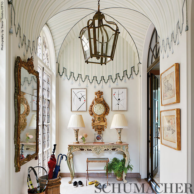 Villa Panel Sky by Schumacher Miles Redd Trompe L'Oeil Wallpaper Panel – 5009911