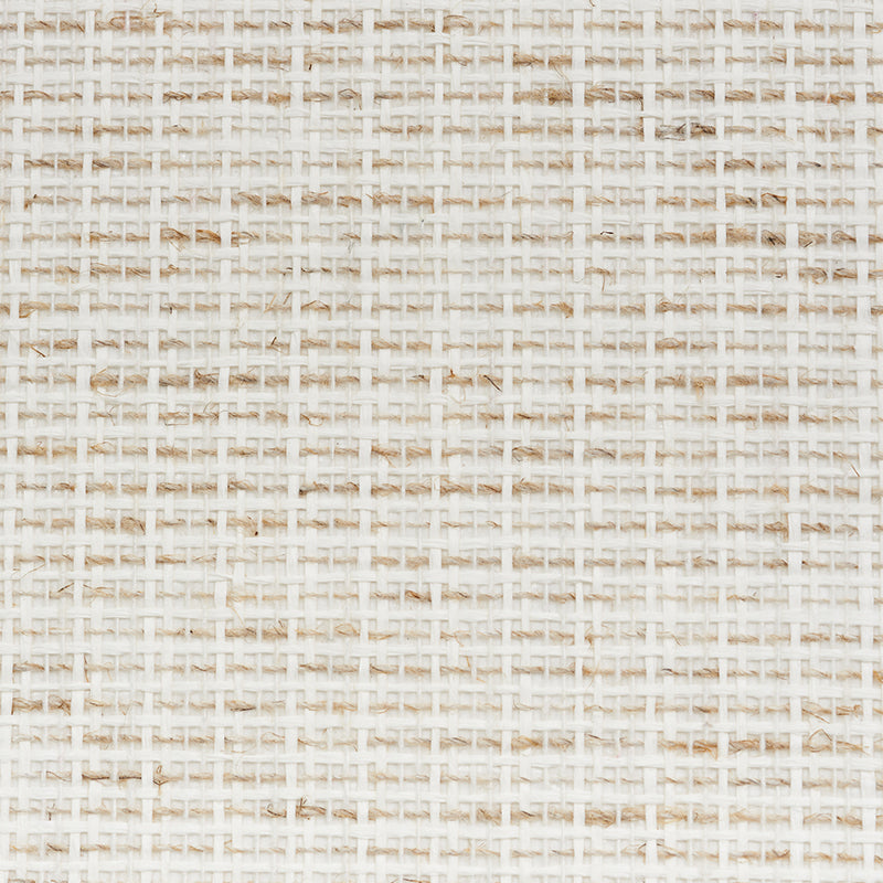 Linen & Paperweave Natural by Schumacher Textured Wallcovering – Schumacher 5010240