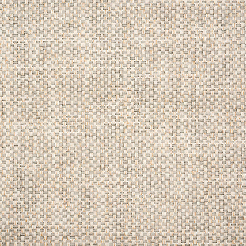 Tonal Paperweave Granite by Schumacher Neutral Textured Wallpaper – Schumacher 5010294