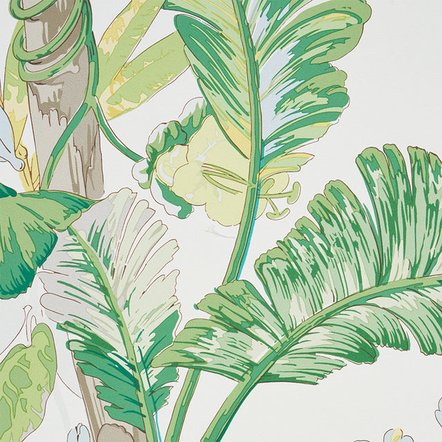 TROPIQUE Citron by Schumacher Wide-Width Botanical Wallpaper – Schumacher 5010480
