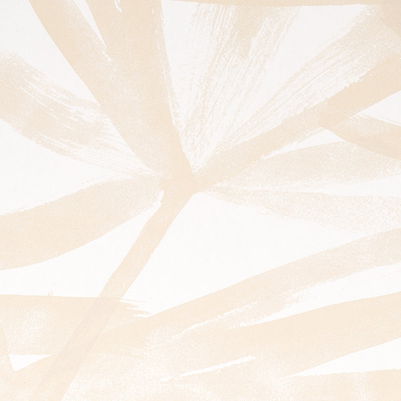 Sunlit Palm Sand by Schumacher Dreamy Dappled Palm Leaf Wallpaper – Schumacher 5010563