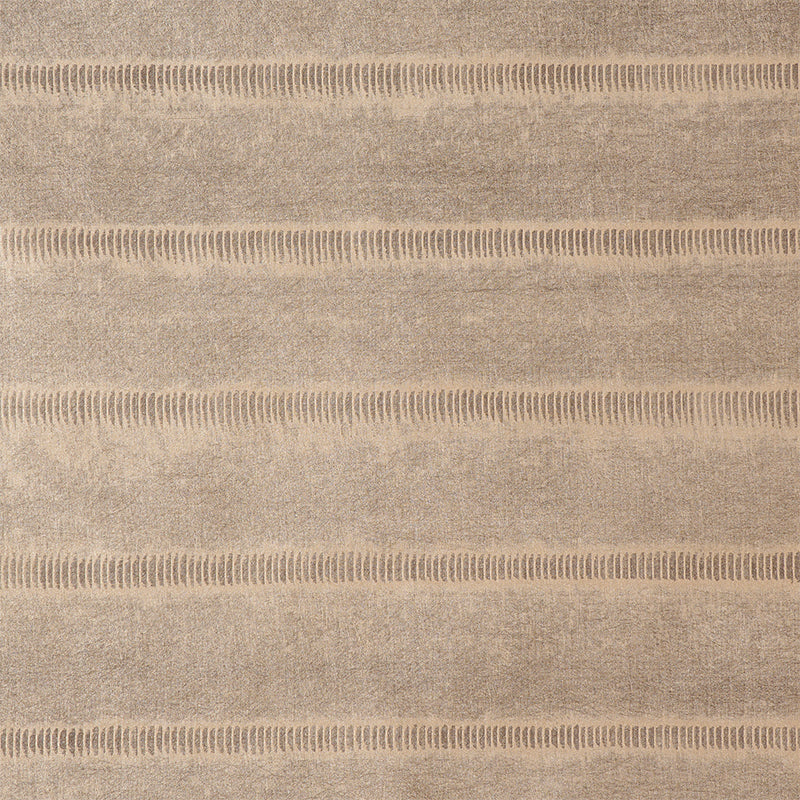 Riffler Performance copper metallic stripe textured high performance wallcovering by Schumacher