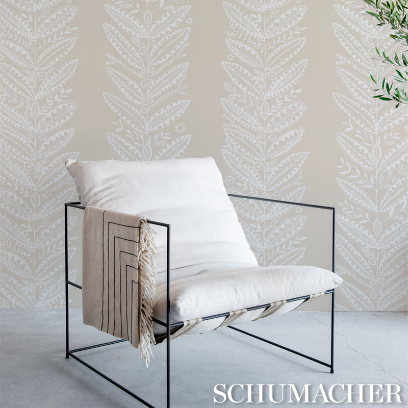 ELAND Natural by Schumacher Scandinavian Modern Botanical Wallpaper – Schumacher 5010830