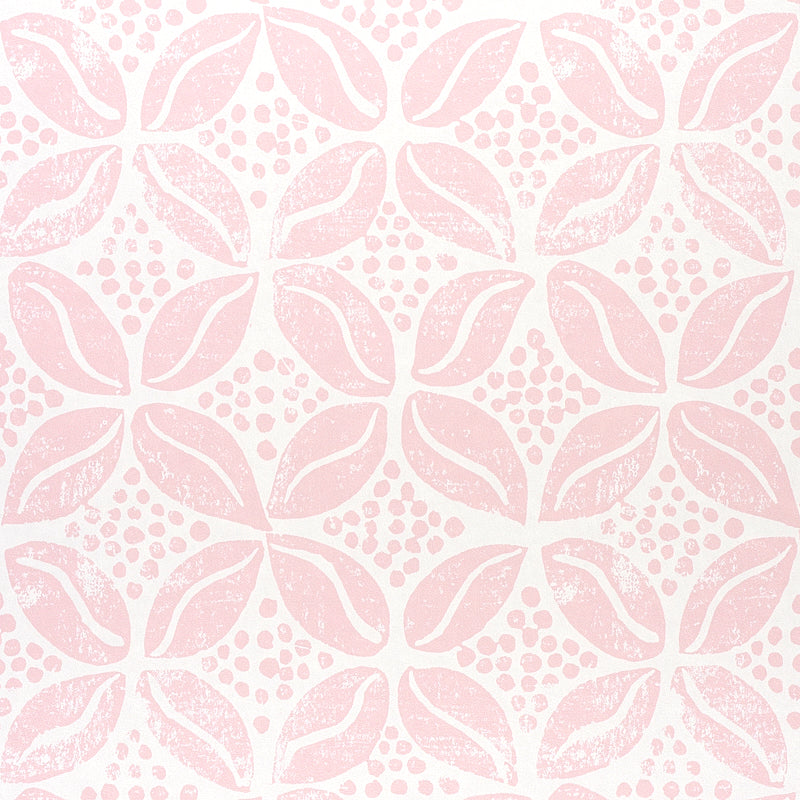 COFFEE BEAN Pink by Molly Mahon Designer Wallpaper – Schumacher 5011140