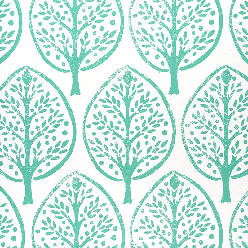 Tree Seaglass by Molly Mahon Digital Print Wallpaper – Schumacher 5011180
