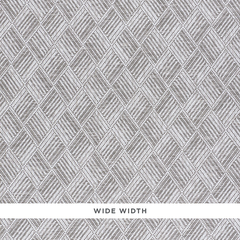 Ashberg Paperweave wallpaper in grey, featuring a contemporary basketweave pattern with natural fibers and subtle ombré effect.
