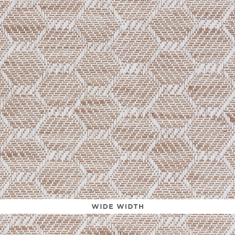 Abaco Linen Paperweave Natural by Schumacher Woven Wallcoverings – Schumacher 5011290SAM